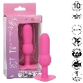 Plug Anal Calexotics First Time com Vibração Rosa