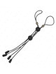 kink - black detail nipple clamps with black elastic