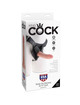 King cock - harness con pene realÍstico 15.20 cm