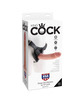 King cock - harness with natural realistic penis 22.9 cm