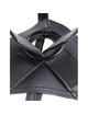 King cock - harness con pene realÍstico negro 22.9 cm