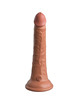 king cock - elite realistic silicone dildo 17.8 cm caramel