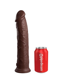 Dildo Realístico King Cock Elite Castanho 28 cm