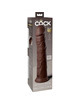 King cock - elite realistic silicone dildo 28 cm brown