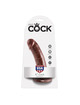 king cock 6" pene marrÓn 15.2 cm