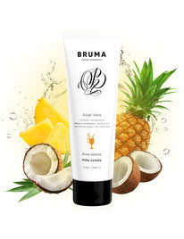 bruma - aloe vera sliding gel pina colada flavor 100 ml