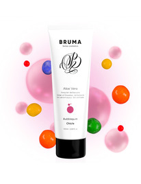 bruma - gel deslizante con aloe vera sabor a chicle 100 ml