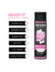 bruma - aceite de masaje premium efecto calor sabor chicle 3 en 1 - 100 ml