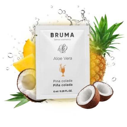 bruma - 6 ml gel deslizante con aloe vera sabor a piÑa colada