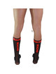macho - calcetines finos negro/rojo talla Única