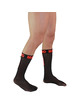 macho - calcetines finos negro/rojo talla Única