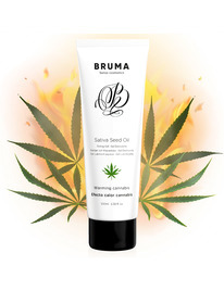 bruma - gel deslizante con aceite de semilla efecto calor sabor cannabis 100 ml