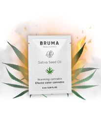 bruma - sativa seed oil sliding gel warming cannabis flavor 6 ml