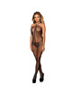 queen lingerie - bodystocking cuello halter s/l
