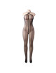 Catsuit Queen Lingerie Halter Preto