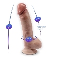 silexd - premium thermoreactive silicone realistic penis 17.8 cm