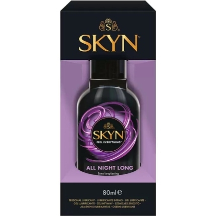 skyn - lubricante all night long base de silicona 80 ml