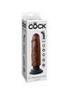 Vibrador Realístico King Cock Castanho 15,24 cm