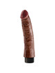 king cock - dildo vibrador marrÓn 20.32 cm