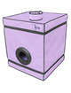Cabine Secret Dome Kink Club Bukkake Roxo