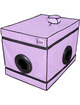 Secret dome - kink club la niche cabina morado