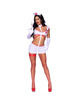 Leg avenue - disfraz enfermera sexy blanco s