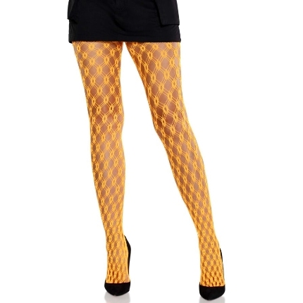 Meias Leg Avenue Occhielli Amarelo