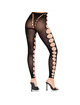Leg avenue - medias opacas sin costuras con corte en los pies negro