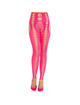 Leg avenue - medias opacas sin tirantes y costuras rosa neÓn