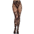 Meias Leg Avenue Dahlia Preto