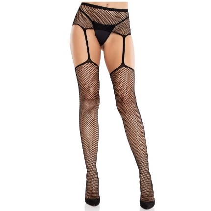 Meias de Liga Leg Avenue Croce Preto