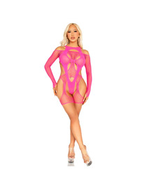Body Leg Avenue Rete Rosa