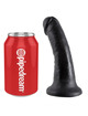Dildo Realístico King Cock Preto 15.2 cm