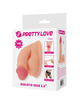 Dildo Realístico Pretty Love Wildon Bege 10 cm