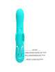 Vibrador Rabbit Pretty Love Farfalla Turquesa
