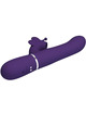 pretty love - vibrador rabbit multifunciÓn 4 en 1 mariposa morado