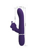 pretty love - vibrador rabbit multifunciÓn 4 en 1 mariposa morado