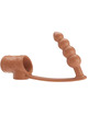 Cockring Pretty Love Guaina com Plug Anal Bege