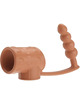 pretty love - funda para pene con plug anal natural