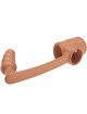 pretty love - funda para pene con plug anal natural