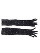 Subblime - 957469 guantes transparentes con brillo negro s/m