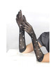 Subblime - 957469 guantes transparentes con brillo negro s/m