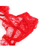 subblime - 957506 conjunto sujetador y liga de encaje rojo s/m