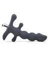 Estimulador de Próstata com Vibração Silicone Preto,128013