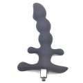 Estimulador de Próstata com Vibração Silicone Preto
