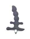 Estimulador de Próstata com Vibração Silicone Preto,128013