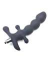 Estimulador de Próstata com Vibração Silicone Preto,128013