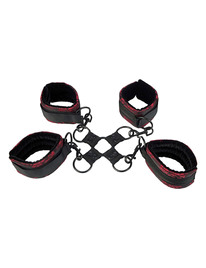 HogTie Calexotics Scandal Preto e Vermelho