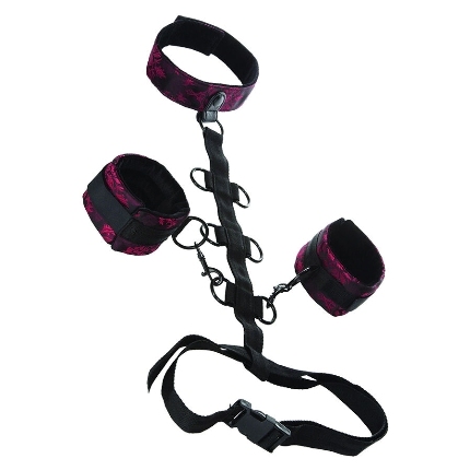 Contenção Calexotics Scandal Corporal Preto e Vermelho