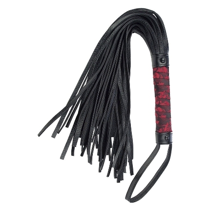Chicote Calexotics Scandal Frusta Preto e Vermelho